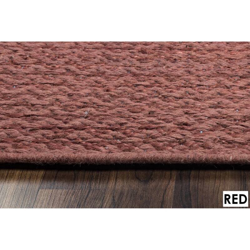 Harlem Collection Solid Chevron Rug