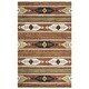 preview thumbnail 6 of 13, Alora Decor Ryder Rust, Tan, Ivory, and Grey Hand-tufted Wool Rug