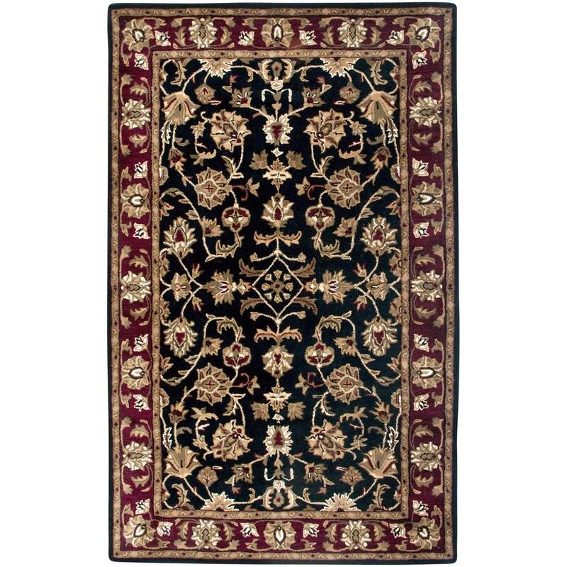 Alora Decor Sareena Traditional Border rug