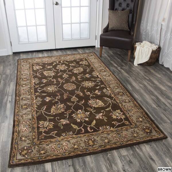 Dining Bedroom Handmade 3' x 5' Indoor Living Room Rizzy Home Sareena Collection Border Rug Brown 3' x 5' Border 0.25-0.5 inch Stain Resistant Dining Bedroom Handmade 3' x 5' Indoor Living Room Rizzy Home Sareena Collection Border Rug Brown 3' x 5' Border 0.25-0.5 inch Stain Resistant