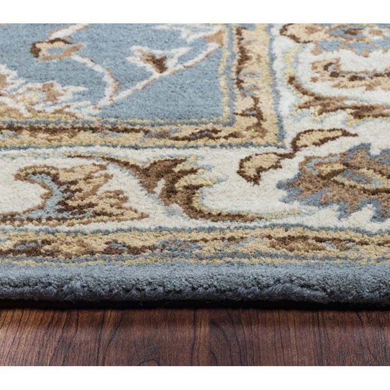 Sareena Collection Blue Border Rug