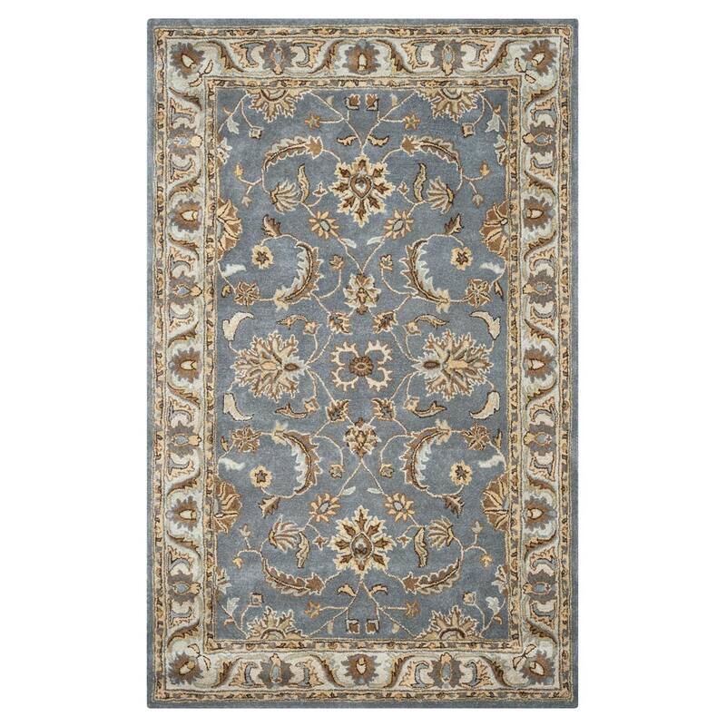 Sareena Collection Blue Border Rug