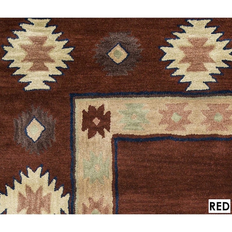 Alora Decor Ryder Hand-tufted Southwestern Wool Rug