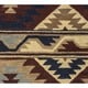 preview thumbnail 5 of 18, Ryder Collection Burgundy Southwest Diamonds Rug
