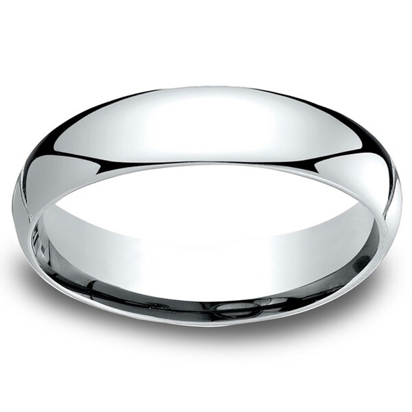 18k White Gold Women's 5mm Comfort-Fit Wedding Band - 18K White Gold - 18K White Gold. Opens flyout.