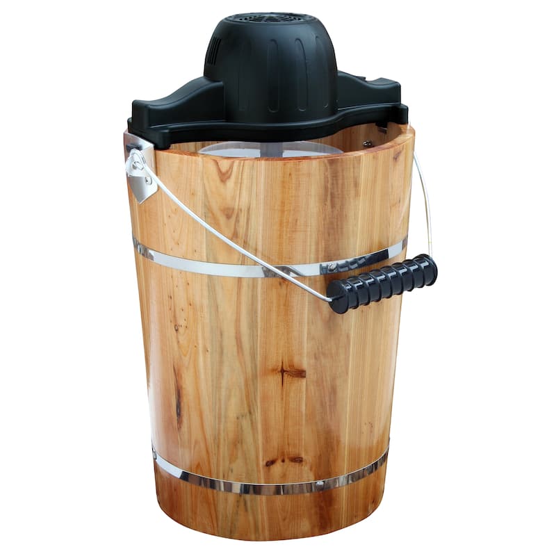 AmeriHome 6-quart Old Fashioned Ice Cream Maker