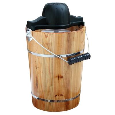 AmeriHome 6-quart Old Fashioned Ice Cream Maker