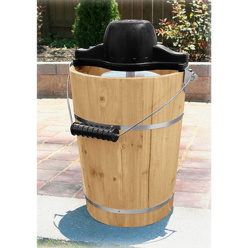 AmeriHome 6-quart Old Fashioned Ice Cream Maker