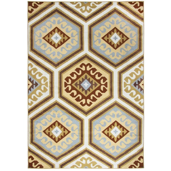 32 x 20 Cashlon Skid Resistant Newberry Gold Accent Rug