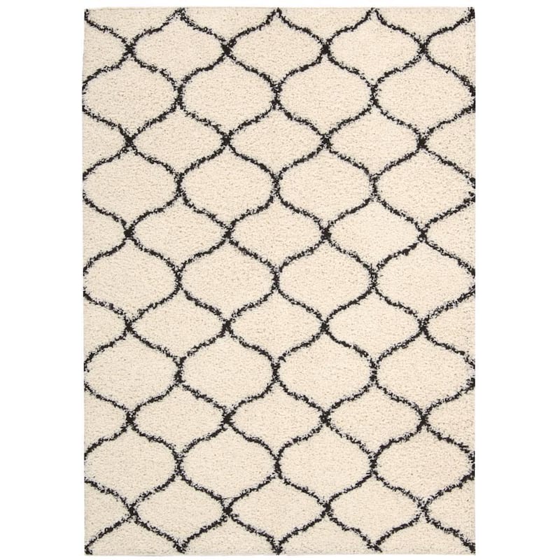 Nourison Windsor Geometric Trellis Area Rug - 8' 2" x 10' - Ivory - Rectangle