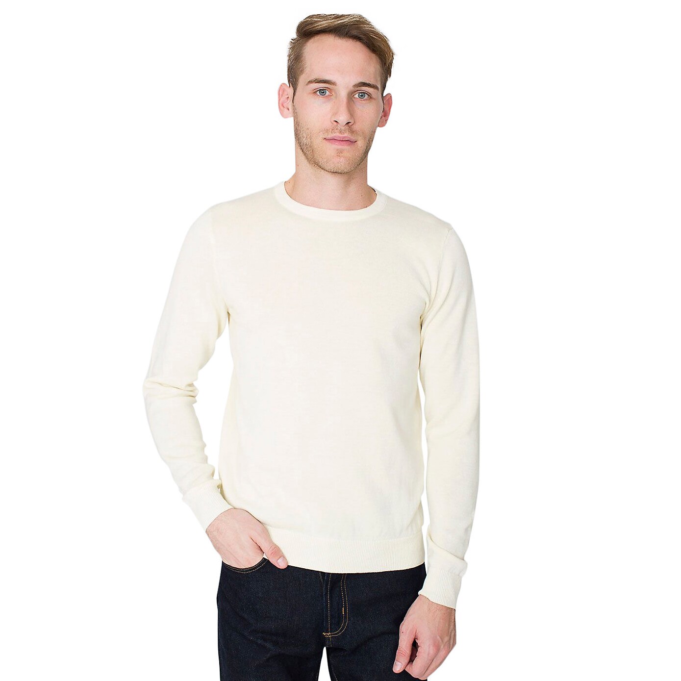 american apparel crew neck sweater