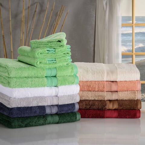 Miranda Haus Rayon from Bamboo and Cotton 6-piece Towel Set
