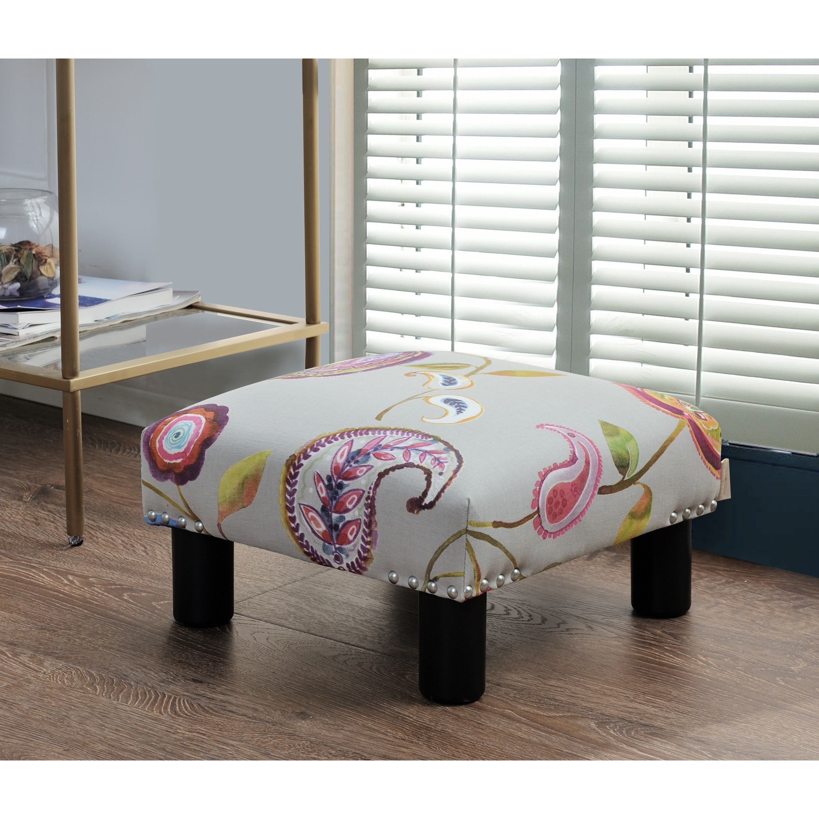 Jennifer taylor home jules online square accent footstool ottoman