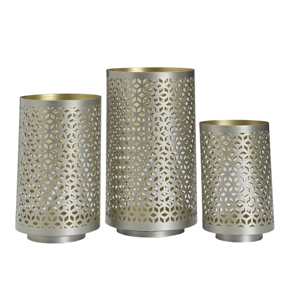 Studio Nova Lace Metal Luminaries (Set of 3)   Shopping