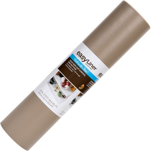 Duck Brand Solid 20"X 22 ft. Shelf Liner- Taupe
