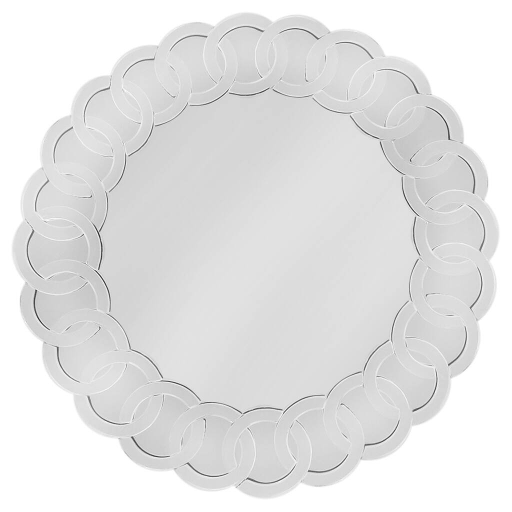14-inch Scroll Mirror Charger