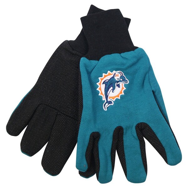 Miami Dolphins NFL Utility Gloves (Pair) - 17473811 - Overstock.com ...