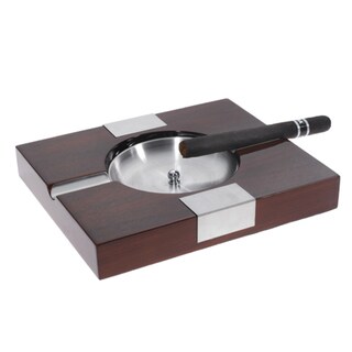 Visol Maho Walnut Wood Finish Cigar Ashtray