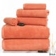 preview thumbnail 8 of 24, 6PC Towel Set - Cotton Bathroom Accessories with 2 Bath Towels, 2 Hand Towels, and 2 Washcloths by Windsor Home