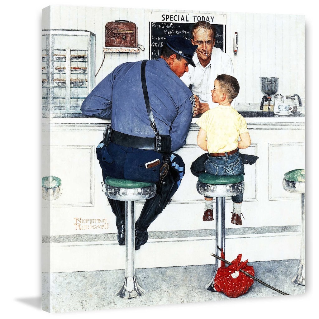 Marmont Hill - "Runaway" by Norman Rockwell Painting Print on Canvas