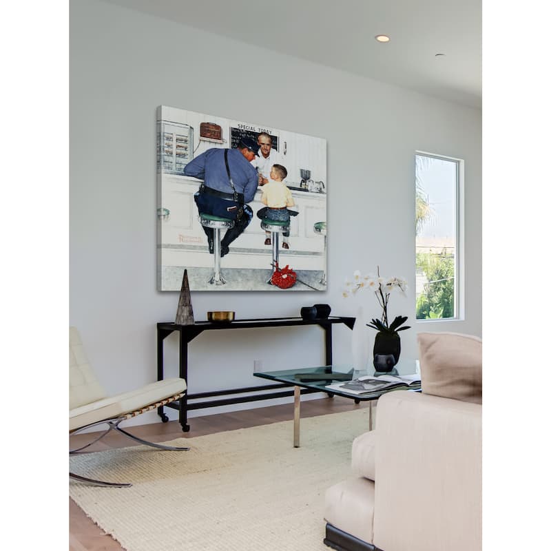 Marmont Hill - "Runaway" by Norman Rockwell Painting Print on Canvas