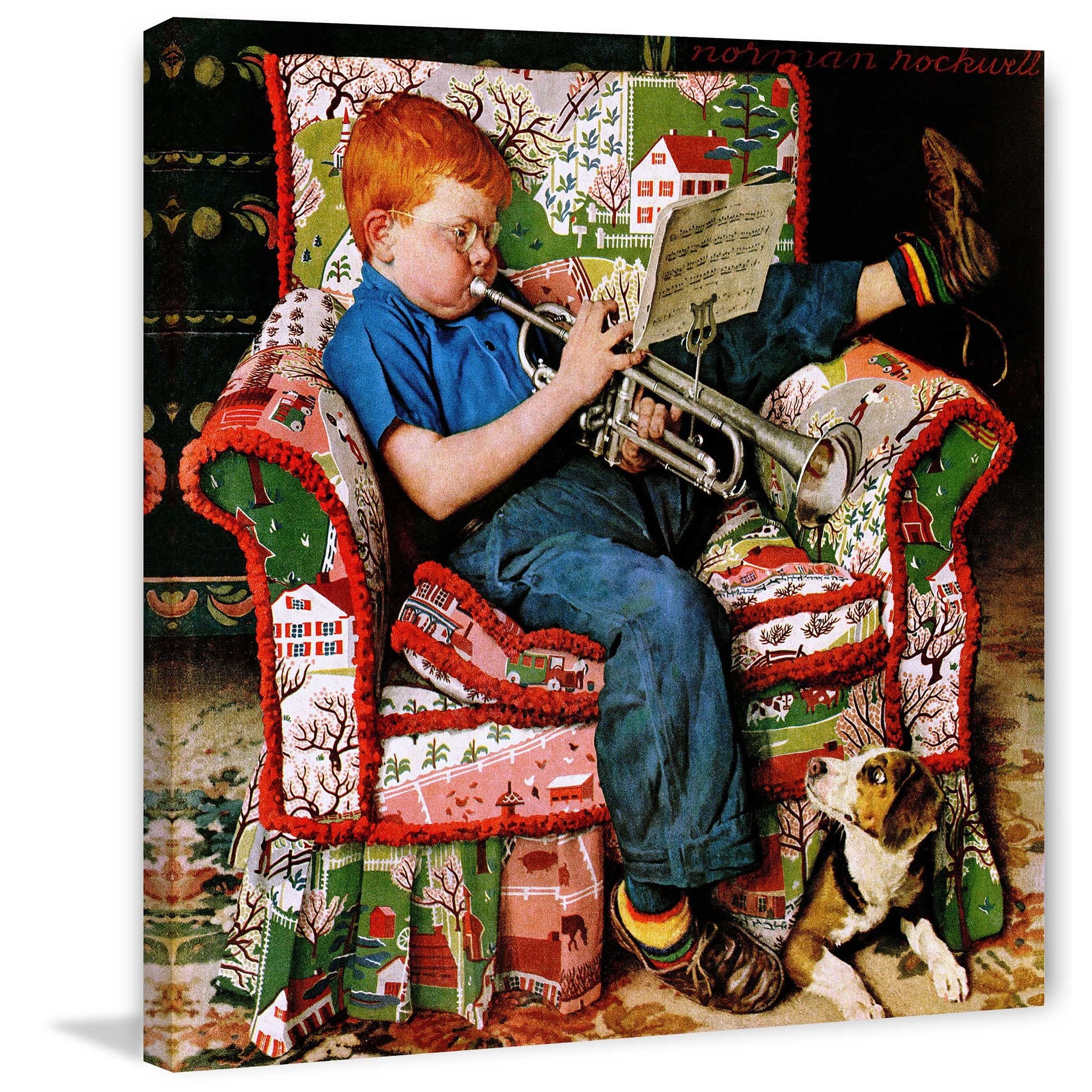 Marmont Hill Rosie the Riveter by Norman Rockwell Painting Print on  Canvas 