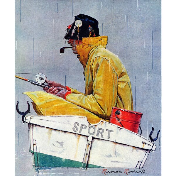 Marmont Hill Handmade Sport Saturday Evening Post Cover Painting