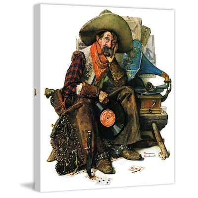 Marmont Hill - "Dreams of Long Ago" by Norman Rockwell Painting Print on Canvas - Multi-Color