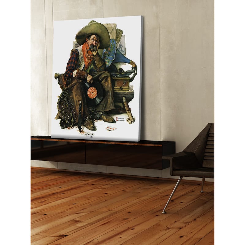 Marmont Hill - "Dreams of Long Ago" by Norman Rockwell Painting Print on Canvas - Multi-Color