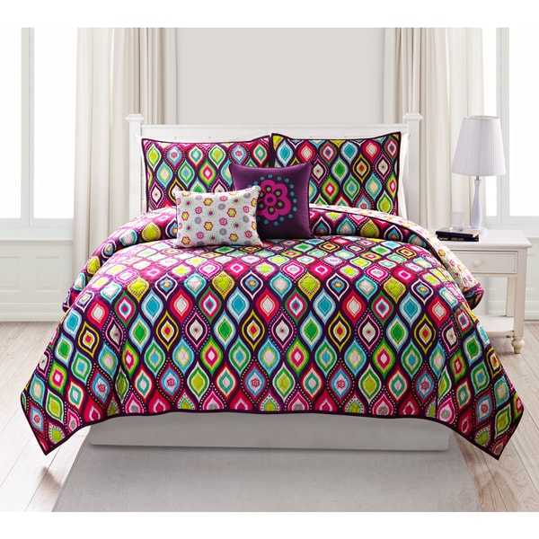 VCNY Nina Cotton 5-piece Quilt Set