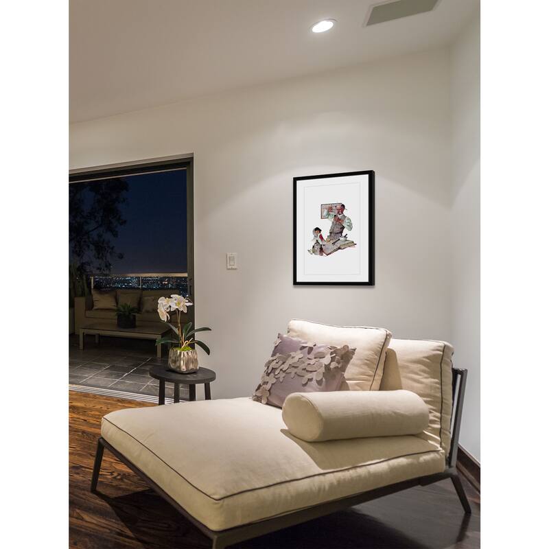 Norman Rockwell 'Pharmacist' Marmont Hill Framed Art Print - Multi-Color