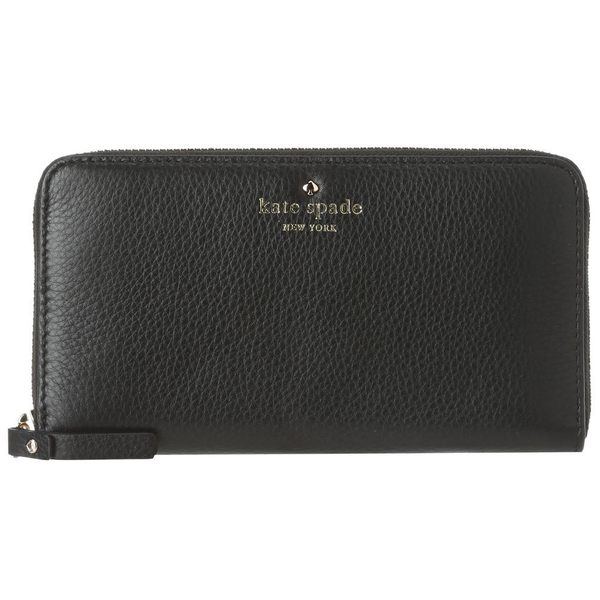 Kate Spade New York Cobble Hill Lacey Wallet Black Leather Kate Spade New York Cobble Hill Lacey Wallet Black Leather