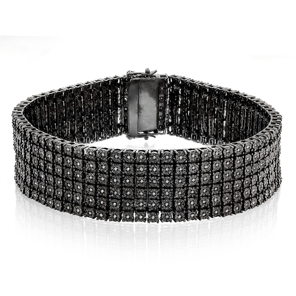 black tennis bracelet