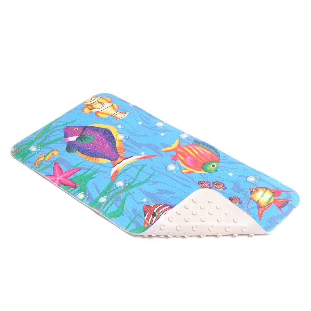 Shop ConTact Brand Sea Fishes Rubber Bath Mat, 30'' x 16'' (Pack of 4