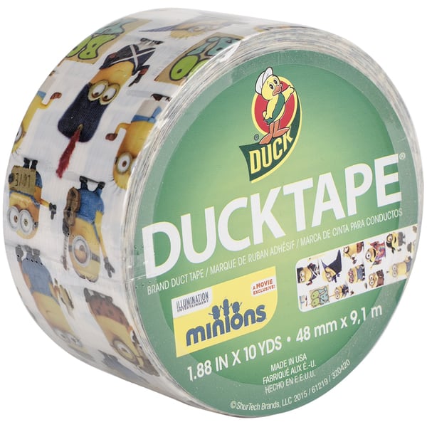 Duck Minions Duck Tape - 1.88x10yd Roll - Bed Bath & Beyond - 10367919