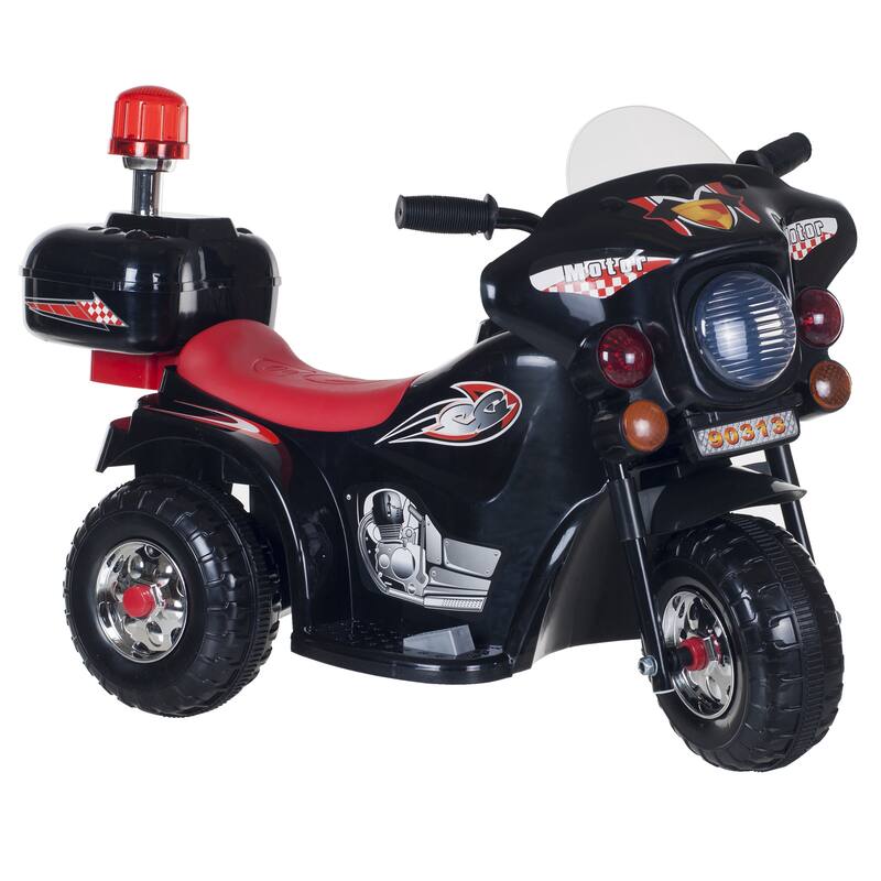 Ride on Toy, 3 Wheel Motorcycle for Kids, Battery Powered Ride On Toy by Lil Rider Boys & Girls Toddler - Black