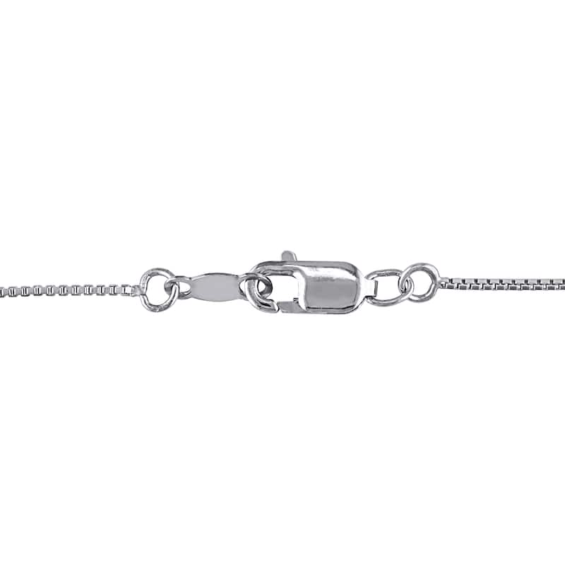 Miadora Sterling Silver Diamond Accent "Mom" Necklace