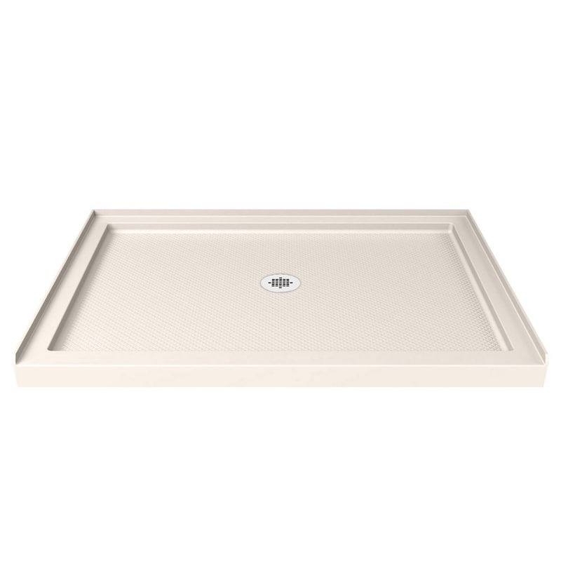 DreamLine SlimLine 34 in. D x 42 in. W x 2 3/4 in. H Single Threshold Shower Base - 34" x 42" - Biscuit Base