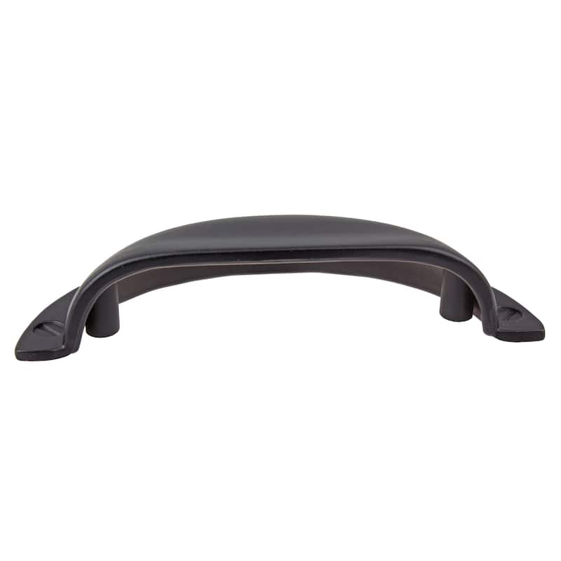 GlideRite 2.5 inch Matte Black Cabinet Bin Pulls (Pack of 10 or 25)