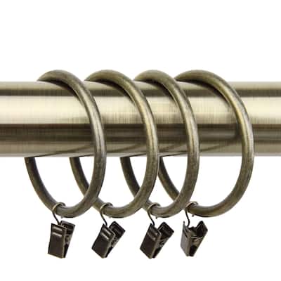 InStyleDesign 10 Heavy Duty Curtain Rings 2-1/2 inch - n/a