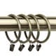 preview thumbnail 1 of 2, InStyleDesign 10 Heavy Duty Curtain Rings 2-1/2 inch - n/a Antique/Brass Finish - Antique Brass