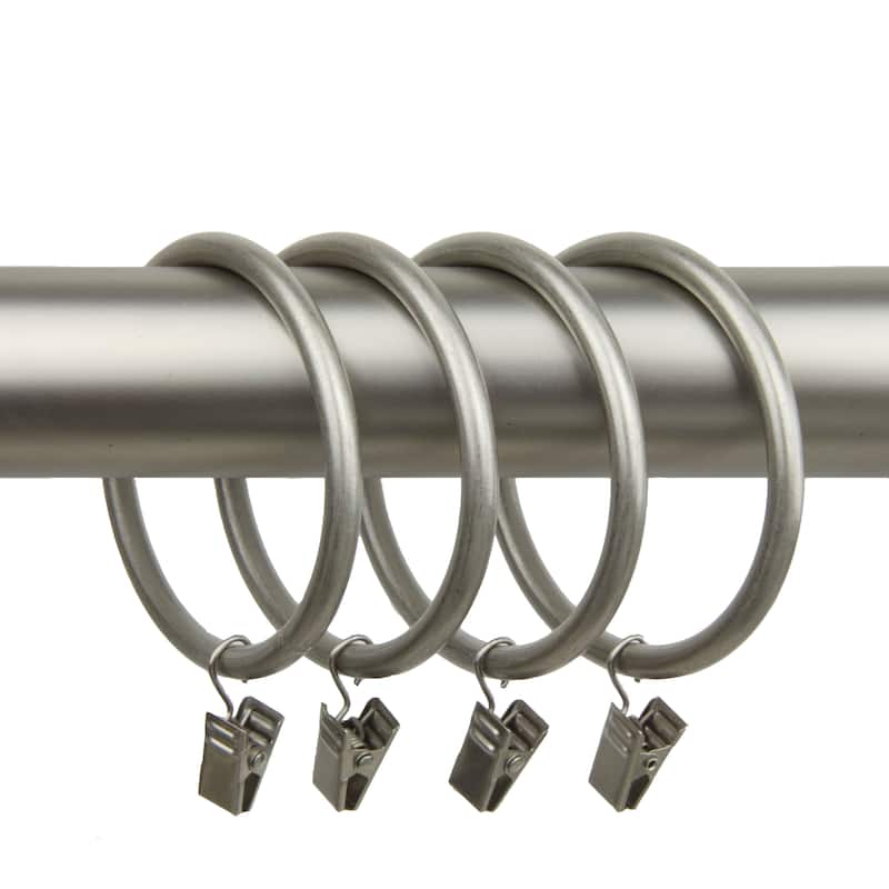 InStyleDesign 10 Heavy Duty Curtain Rings 2-1/2 inch - n/a
