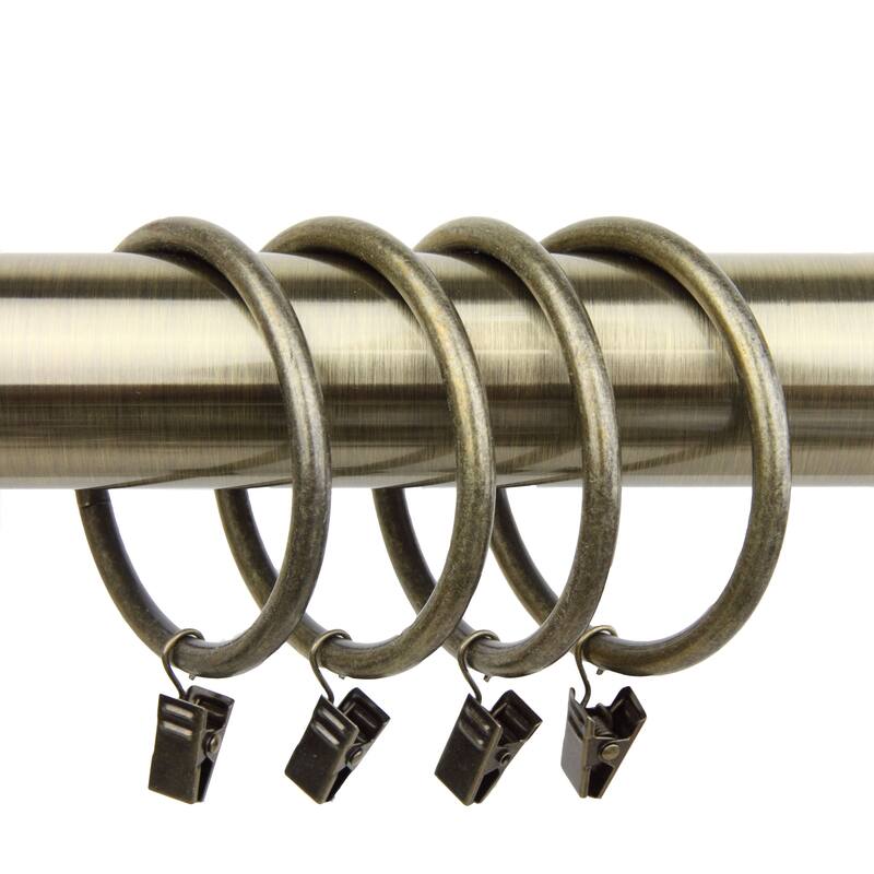 InStyleDesign 10 Heavy Duty Curtain Rings 2-1/2 inch - n/a