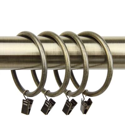 InStyleDesign 10 Heavy Duty Curtain Rings 2-1/2 inch - n/a