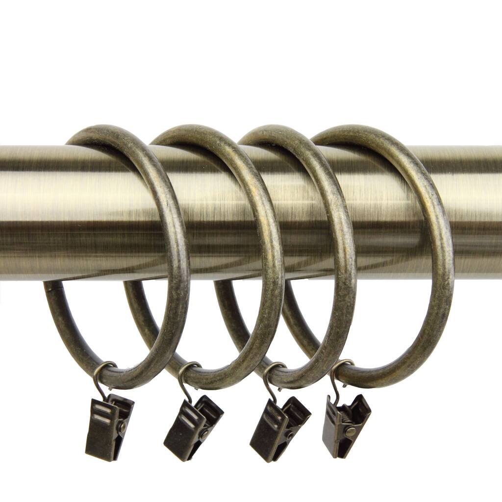 InStyleDesign 10 Heavy Duty Curtain Rings 2-1/2 inch - n/a