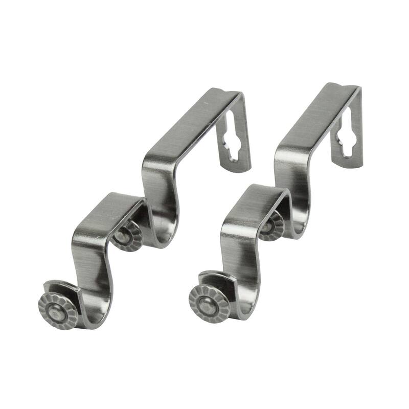 InStyleDesign Pair of Double Brackets for 3/4 inch Rod - n/a
