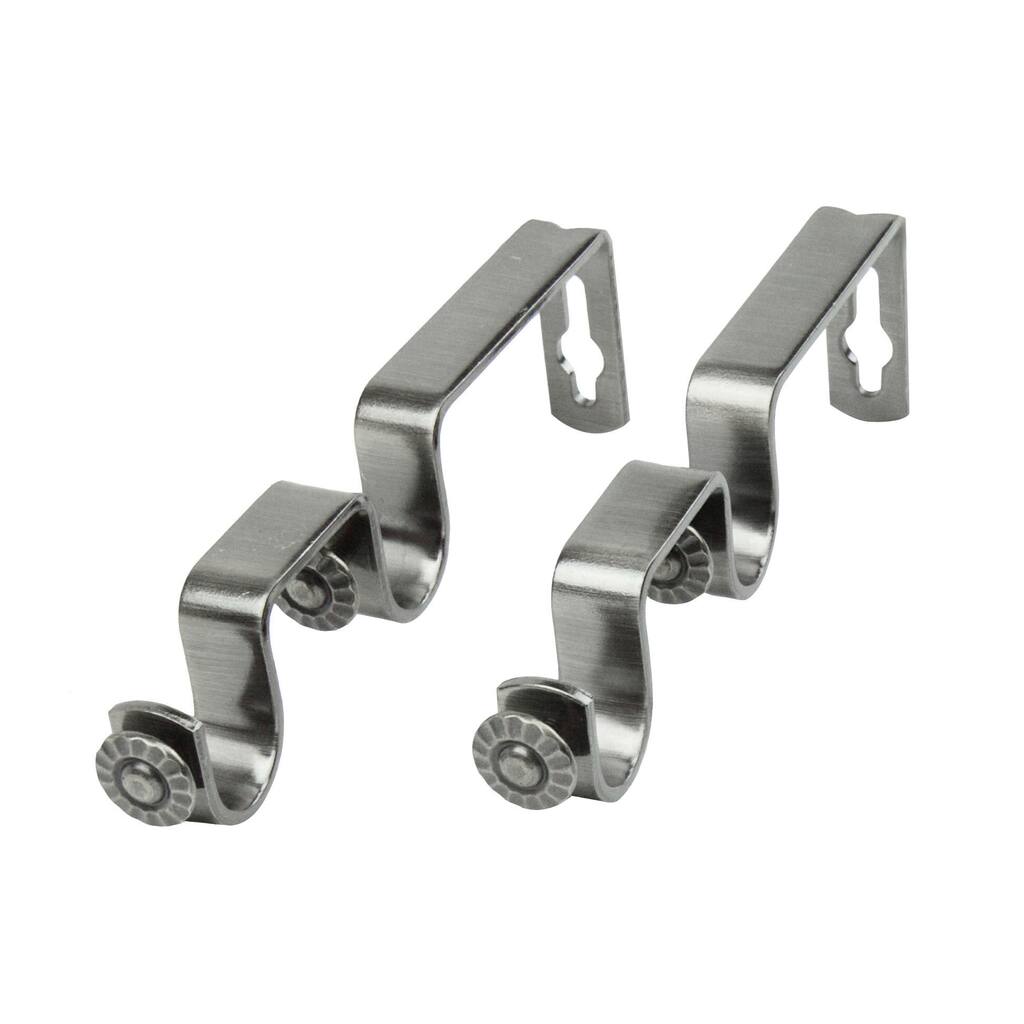 InStyleDesign Pair of Double Brackets for 3/4 inch Rod - n/a