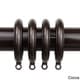 preview thumbnail 2 of 2, InStyleDesign 10 Decorative Curtain Eyelet Rings 1-3/4 inch - n/a Brown Finish - Cocoa