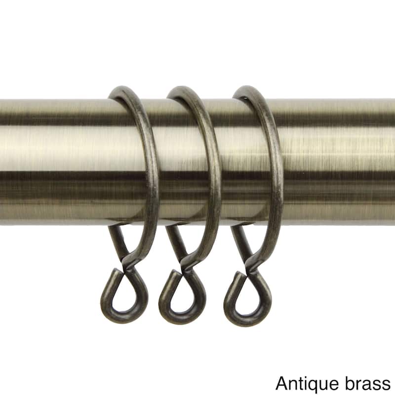 InStyleDesign 10 Curtain Eyelet Rings 1-3/4 inch - n/a - Antique/Brass Finish - Antique Brass