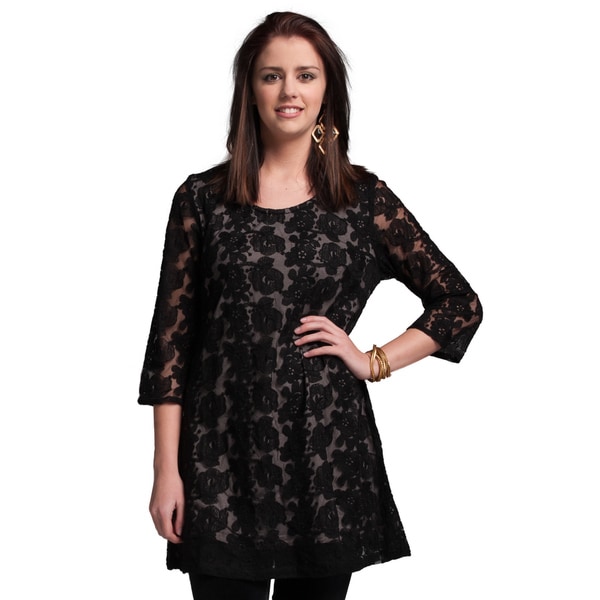 PaperLace 3/4 Sleeve   Lace tunic   17479042   Shopping